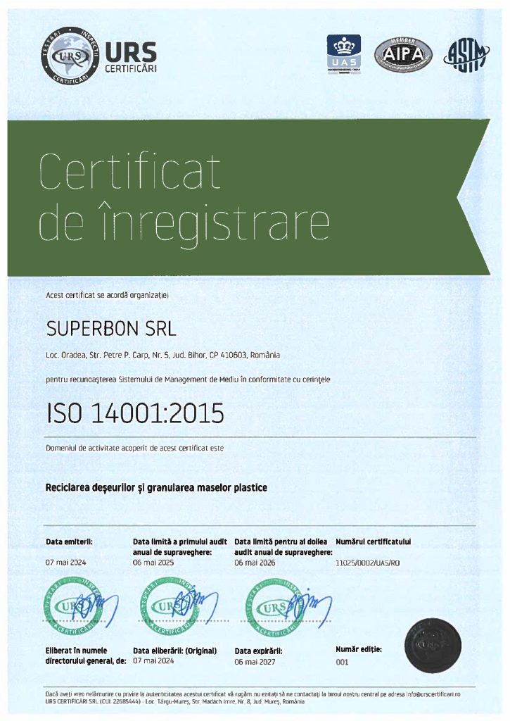 Certificat ISO 2 - Superbon